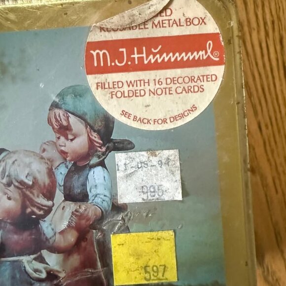 Vintage M.J. Himmel Reuasable stationary metal box (SEALED) - Picture 3 of 3